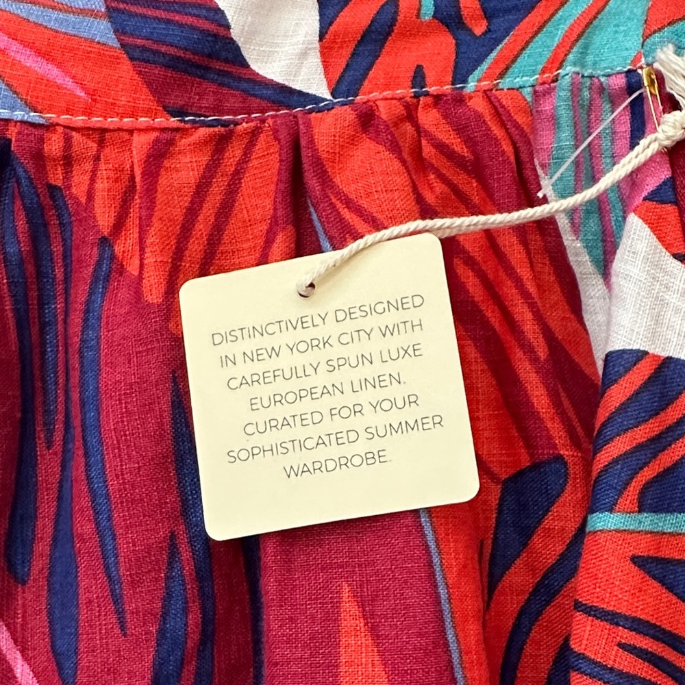 Magaschoni Multicolor Leaf Print Skirt - Picture 3 of 5